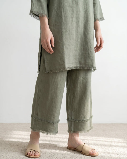 Sage Fringe Co-Ord Set