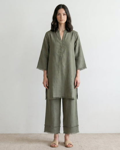 Sage Fringe Co-Ord Set
