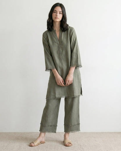 Sage Fringe Co-Ord Set