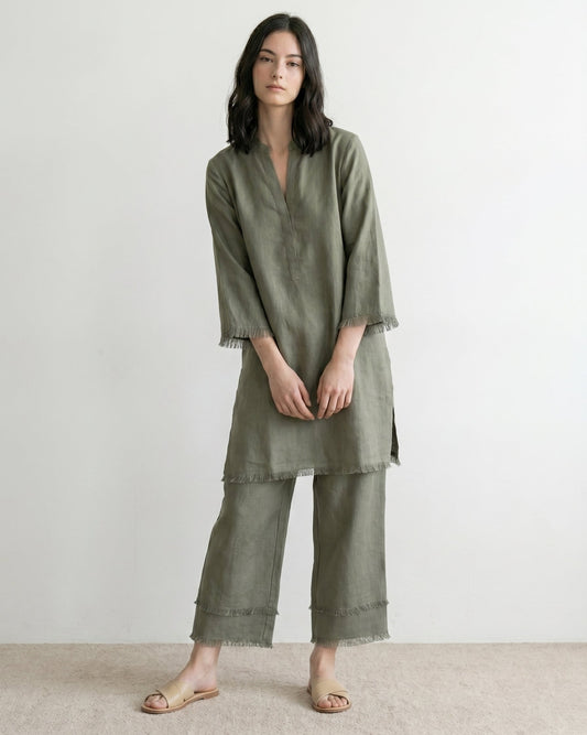 Sage Fringe Co-Ord Set