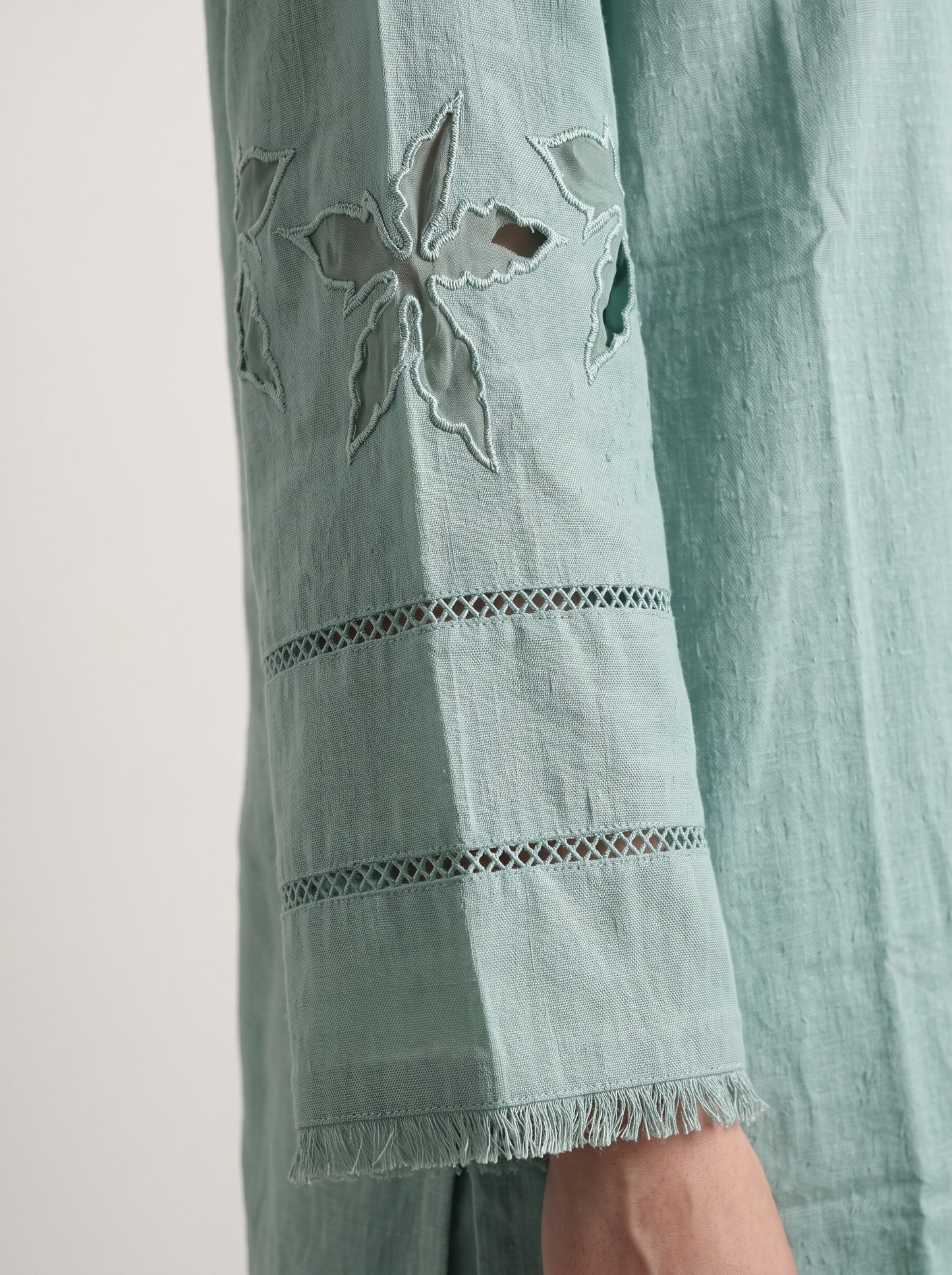 Mint Embroidered Co-ord Set